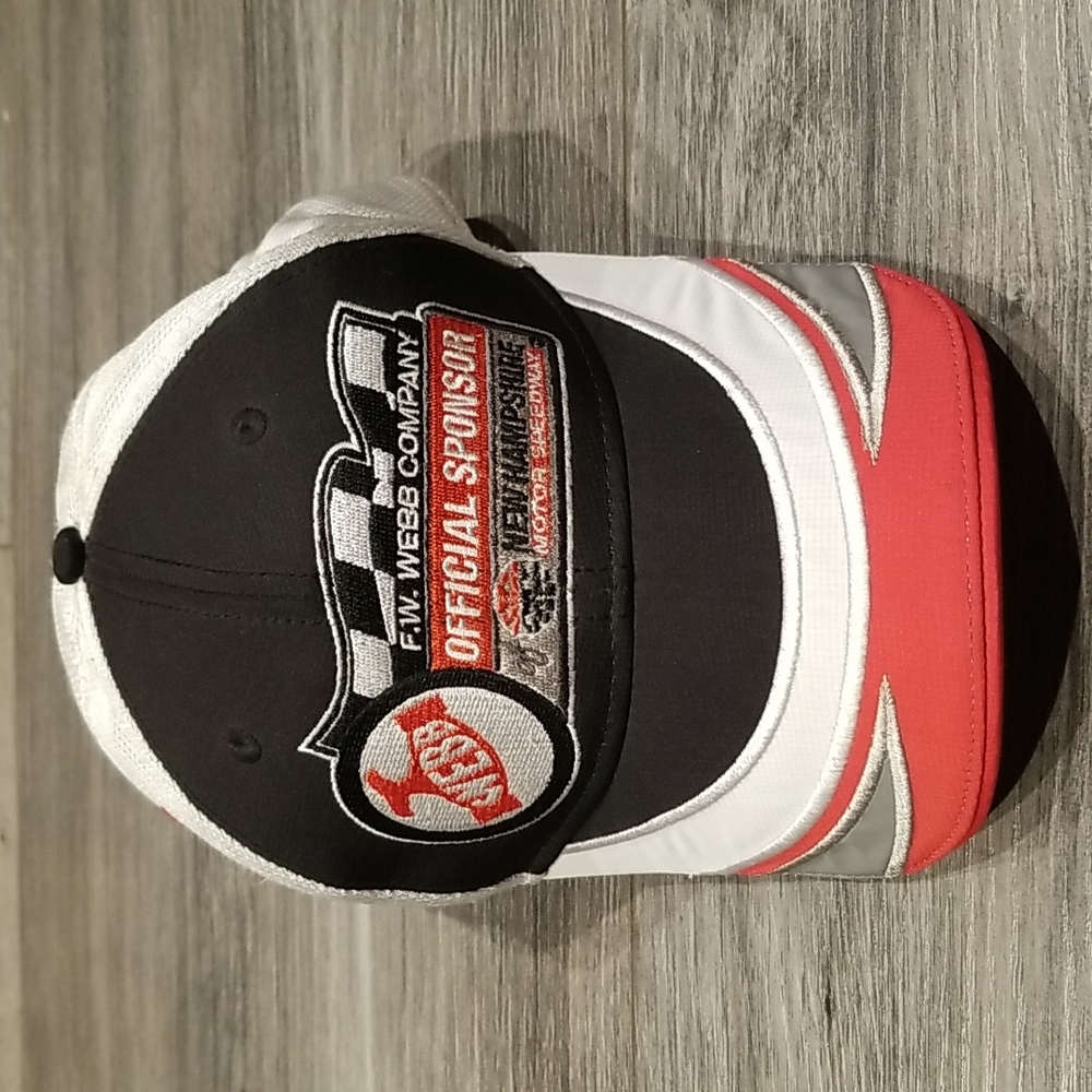F.W. Webb Company Official Sponsor New Hampshire Motor Speedway Hat velcro